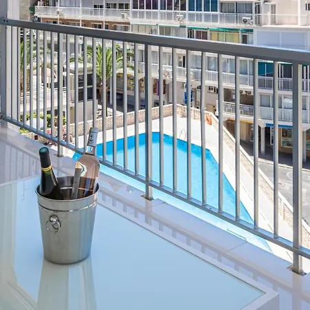 La Perla Seaview & Pool Levante 아파트 베니돔